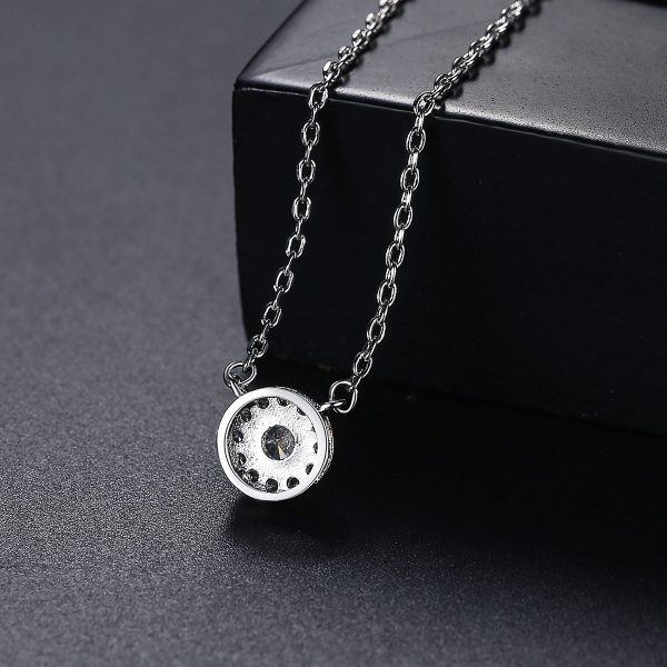 Crystal & Cubic Zirconia Silver-Plated Halo Pendant Necklace Sale