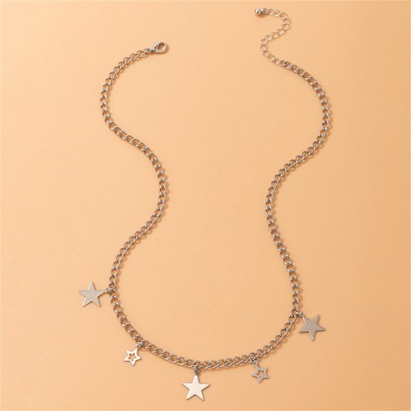 Silver-Plated Star Necklace Discount