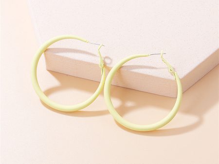 Yellow Hoop Earrings Online Hot Sale