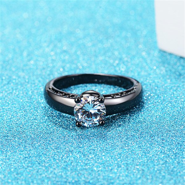 Crystal & Cubic Zirconia Skull Ring For Discount