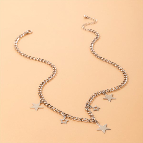 Silver-Plated Star Necklace Discount