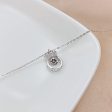 Cubic Zirconia & Sterling Silver Crown Pendant Necklace Online