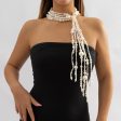 Pearl Scarf Necklace Cheap