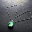 Santa & Reindeer Glow-In-The-Dark Pendant Necklace Cheap