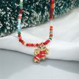 Red Multicolor Acrylic & 18K Gold-Plated Bell Pendant Necklace Online