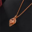 Yellow Crystal & Cubic Zirconia Pendant Necklace Hot on Sale