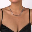 Silver-Plated Open Rectangle Chain Hot on Sale