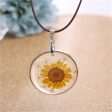 Yellow Mum Pendant Necklace Cheap