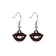 Red & Black Vampire Fangs Drop Earrings Online Hot Sale