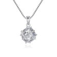 Crystal & Silver-Plated Wrapped Ball Pendant Necklace Online