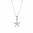 Crystal & Silver-Plated Marquise Flower Pendant Necklace Online Hot Sale