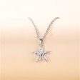 Crystal & Silver-Plated Marquise Flower Pendant Necklace Online Hot Sale