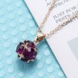 Rose Crystal & 18K Rose Gold-Plated Pendant Necklace For Cheap