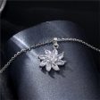 Crystal & Silver-Plated Flower Pendant Necklace For Discount