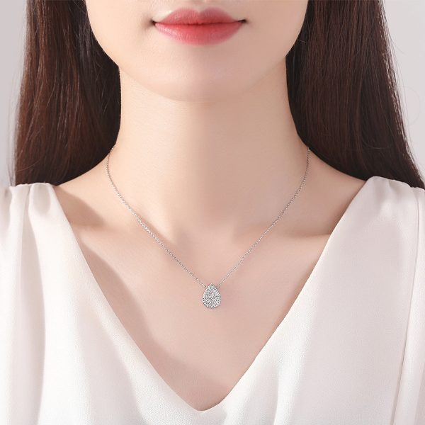 Cubic Zirconia & Silver-Plated Drop Pendant Necklace Online Hot Sale