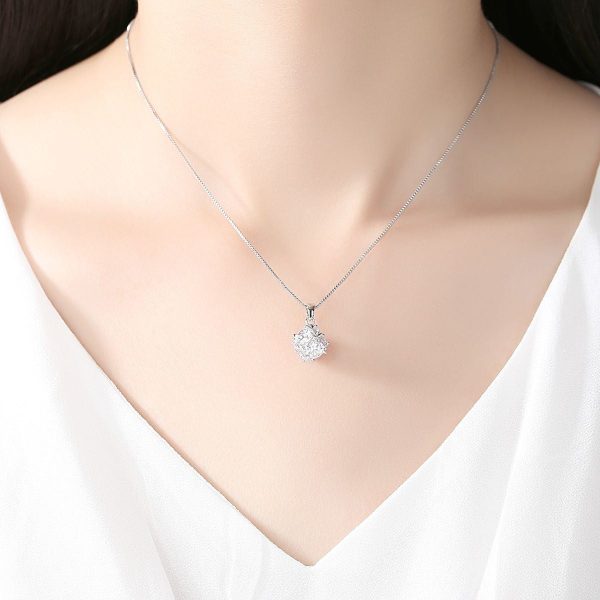 Crystal & Silver-Plated Wrapped Ball Pendant Necklace Online