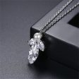 Marquise Crystal & Pearl Silver-Plated Pendant Necklace Online Hot Sale