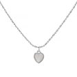 Moonstone & Silver-Plated Heart Pendant Necklace Hot on Sale