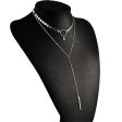 Silver-Plated Disc Star Layered Choker Necklace For Sale