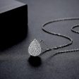 Cubic Zirconia & Silver-Plated Drop Pendant Necklace Online Hot Sale