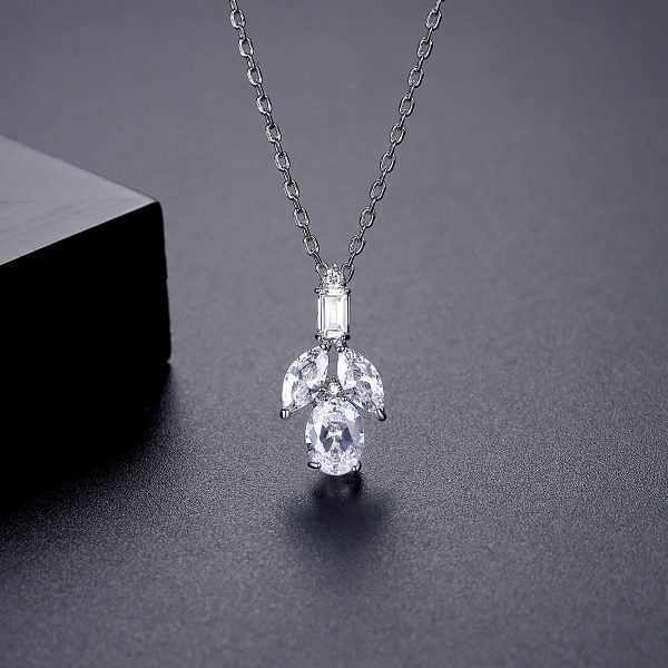 Crystal & Cubic Zirconia Botany Pendant Necklace For Cheap