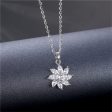 Crystal & Silver-Plated Flower Pendant Necklace For Discount