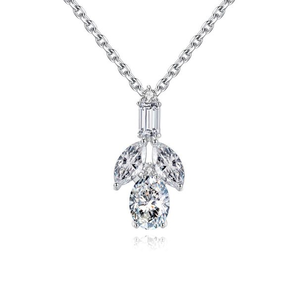 Crystal & Cubic Zirconia Botany Pendant Necklace For Cheap