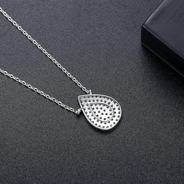 Cubic Zirconia & Silver-Plated Drop Pendant Necklace Online Hot Sale